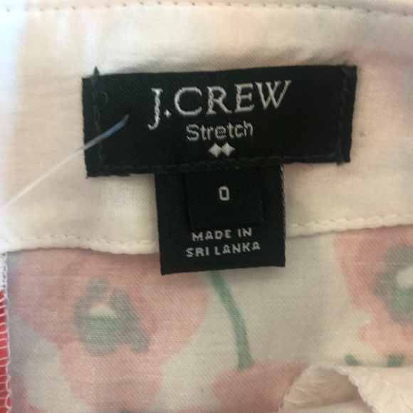 NWT J. Crew Factory Skirt Floral Print Size 0 - Picture 6 of 8